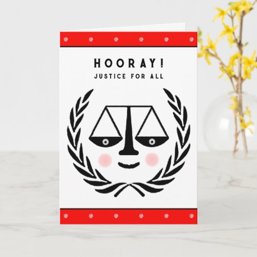 ロースクール卒業 カード (黄色い花)