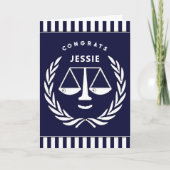 ロースクール卒業 カード (正面)