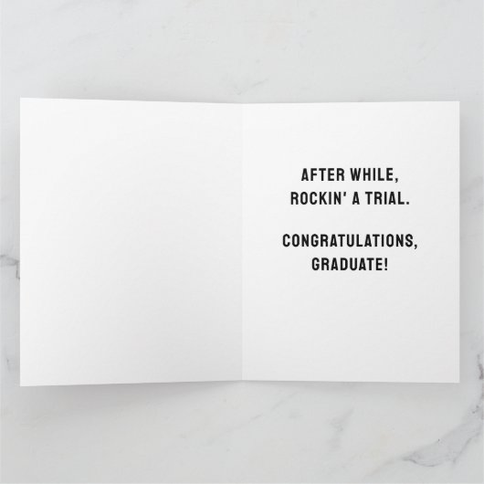 ロースクール卒業 カード (内部)