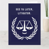 ロースクール卒業 カード (正面)