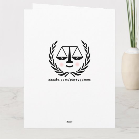 ロースクール卒業 カード (裏面)