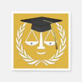 ロースクール卒業 スタンダードカクテルナプキン