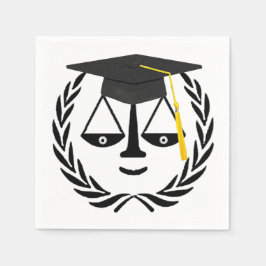 ロースクール卒業 スタンダードカクテルナプキン