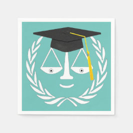 ロースクール卒業 スタンダードカクテルナプキン