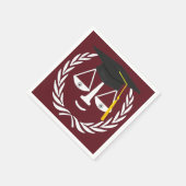 ロースクール卒業 スタンダードカクテルナプキン (角)