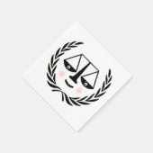 ロースクール卒業 スタンダードカクテルナプキン (角)