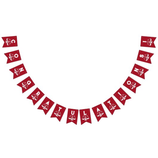 ロースクール卒業 バンティングフラッグ (全)