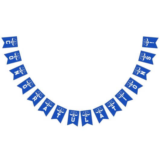 ロースクール卒業 バンティングフラッグ (全)