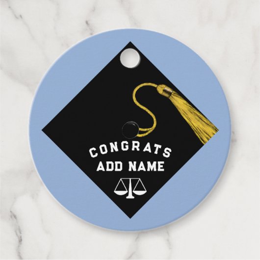 ロースクール卒業 フェイバータグ (正面)