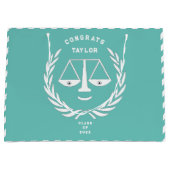 ロースクール卒業 ラージペーパーバッグ (正面)