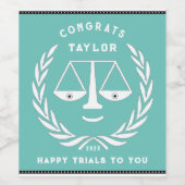 ロースクール卒業 ワインラベル (シングルラベル)