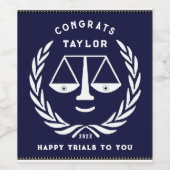 ロースクール卒業 ワインラベル (シングルラベル)