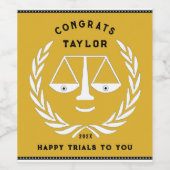 ロースクール卒業 ワインラベル (シングルラベル)