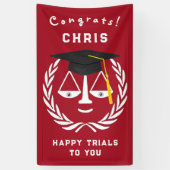 ロースクール卒業 横断幕 (縦)