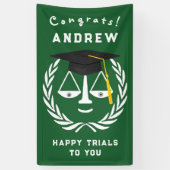 ロースクール卒業 横断幕 (縦)