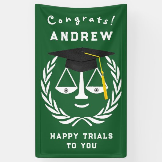 ロースクール卒業 横断幕 (縦)