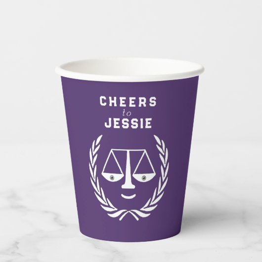 ロースクール卒業 紙コップ (正面)