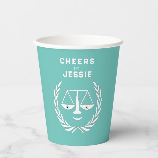 ロースクール卒業 紙コップ (正面)