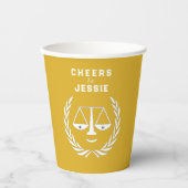 ロースクール卒業 紙コップ (正面)