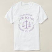 ロースクール合格 おしゃれな将来の弁護士 Tシャツ (デザイン正面)