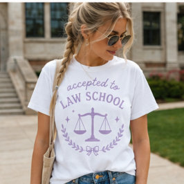 ロースクール合格 おしゃれな将来の弁護士 Tシャツ