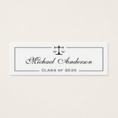 ロースクール学生名刺挿入カード (正面)