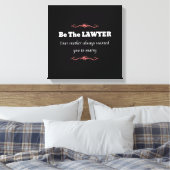 ロースクール弁護士女性卒業生 – 卒業 キャンバスプリント (インサイチュ (寝室))