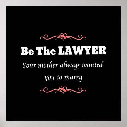 ロースクール弁護士女性卒業生 – 卒業 ポスター (正面)