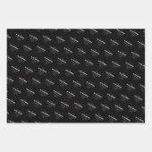 ロースクール弁護士女性卒業生 – 卒業 ラッピングペーパーシート (正面3)