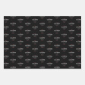 ロースクール弁護士女性卒業生 – 卒業 ラッピングペーパーシート (正面2)