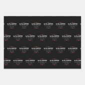 ロースクール弁護士女性卒業生 – 卒業 ラッピングペーパーシート (正面)