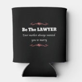 ロースクール弁護士女性卒業生 – 卒業 缶クーラー (裏面)