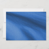 ロースクール素朴ひまわりネイビーブルー卒業 招待状 (裏面)