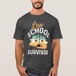 ロースクール・サバイバー ロースク学生ギフト ヴィンテージ Tシャツ
