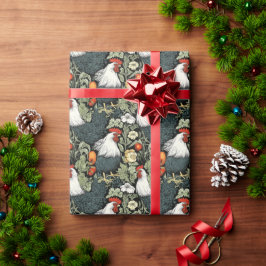 ロースタズインザグリーンガーデンウイリアムモリススタイル ラッピングペーパー