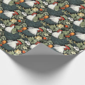 ロースタズインザグリーンガーデンウイリアムモリススタイル ラッピングペーパー (角)