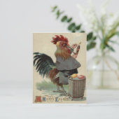 ロースターイースターカラーのエッグパイプ葉巻 シーズンポストカード (スタンド正面)