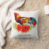 ロースターウィズポピーズファームハウス装飾用クッション クッション (ブランケット)