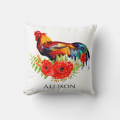 ロースターウィズポピーズファームハウス装飾用クッション クッション (正面)