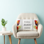 ロースターウィズポピーズファームハウス装飾用クッション ランバークッション (椅子)