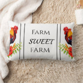 ロースターウィズポピーズファームハウス装飾用クッション ランバークッション (ブランケット)