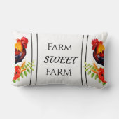 ロースターウィズポピーズファームハウス装飾用クッション ランバークッション (裏面)