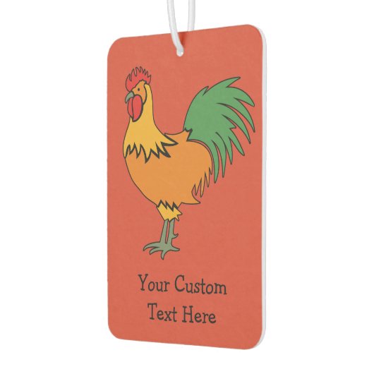 ロースターカスタム文字&カラーエアーフレッシュナー カーエアーフレッシュナー (左)