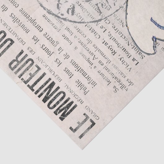 ロースターチキンファームハウスフランスの文字デクページ 薄葉紙 (詳細)