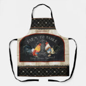 ロースターファームツーテーブルキッチンファームハ素朴ウス エプロン (正面)