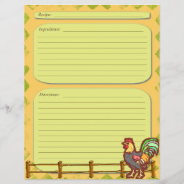 ロースターファームテーマレシピページ チラシ