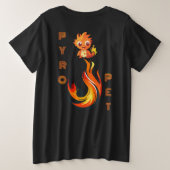 ロースティ プラスサイズTシャツ (デザイン裏面)