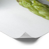 ローストした緑色のアスパラガスにレモンの風味を添え ポスター (角)