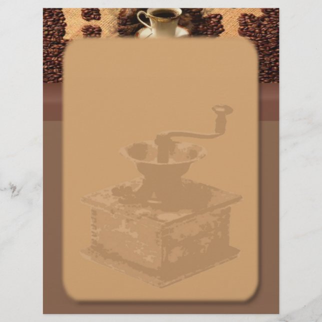 ローストコーヒーレターヘッド (正面)