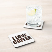 ローストコーヒー豆フォント コースター (右側)